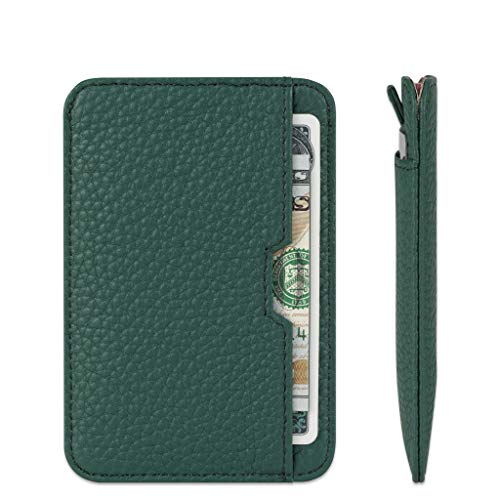 Image of Vaultskin CHELSEA Mens RFID Blocking Slim Leather Card Wallet - Minimalist Front Pocket Cardholder