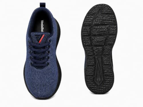 Image of Unisex Kids Sports Shoes | Lightweight Lace-Up Sneakers | Breathable Mesh Upper | Cushioned Sole | Comfortable Walking Running Casual Shoes for Boys & Girls