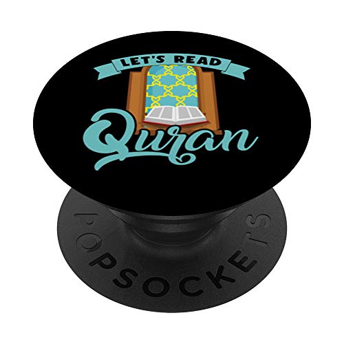 Lets Read Quran Muslim Islam Mosque Prayer Mat Religion Gift PopSockets PopGrip: Swappable Grip for Phones & Tablets