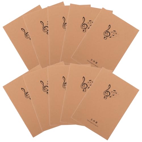 Cuadernos de papel para compositores decoracion colegio para niños y jovenes