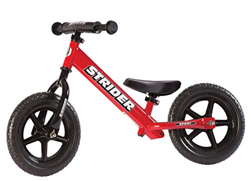Strider - 12 Sport Balance Bike, Ages 18 Months to 5 Years, Red