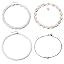2*puka shell necklace & 1*cowrie shell necklace & 1* pearl necklace