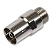 Produktbild OVZ 065 HQ ADAPTER F-BUCHSE - IEC-BUCHSE, GERADE