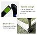 CSNBDMBBSH Adjustable Height Training Hurdle, Outdoor Agility Soccer Hurdles, Obstacle Courses Pole Set with 180° Rotatable Sponge Bar(2PCS)