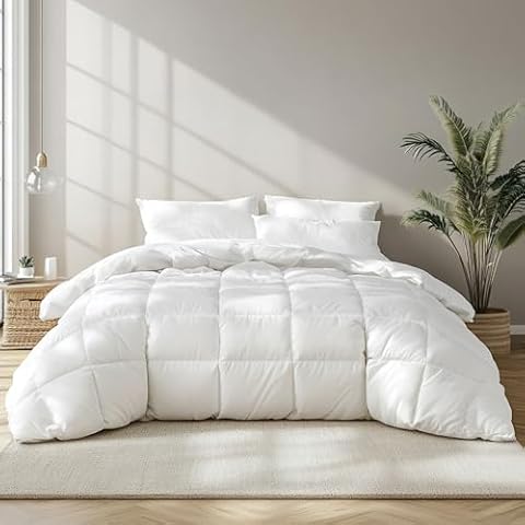 Beautyrest White Down Fiber Comforter Cover