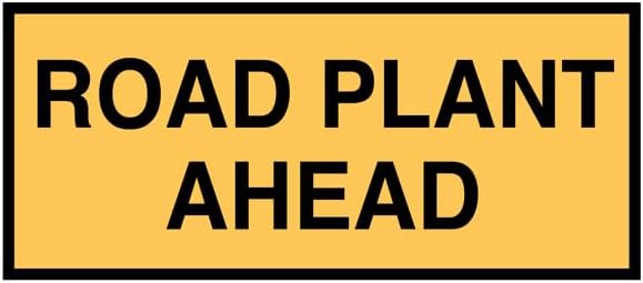 Acrylic Board with UV Printed |Road Plant Ahead| Double Side Tape| Size: 160mm X 100mm
