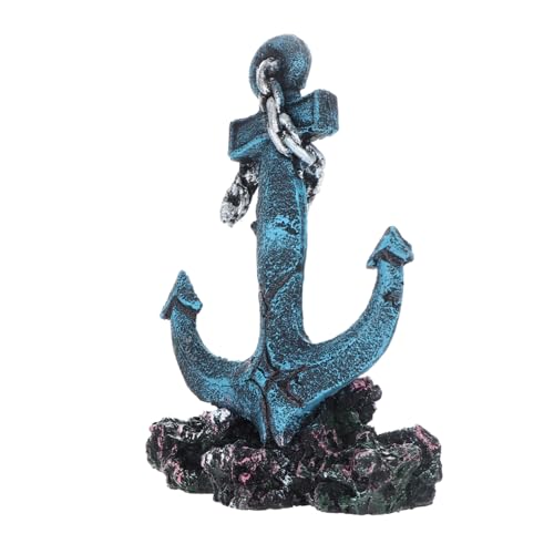 SUPVOX Ornement Résine Ancre de Bateau Décoratif pour Aquarium Décoration Réaliste Étanche pour Bassin Poissons Accessoire Paysage sous-Marin