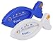 Lantelme 2er Set Badethermometer für Baby und Kinder Badespaß Badewanne Badewasser Thermometer Fisch blau weiß 7556