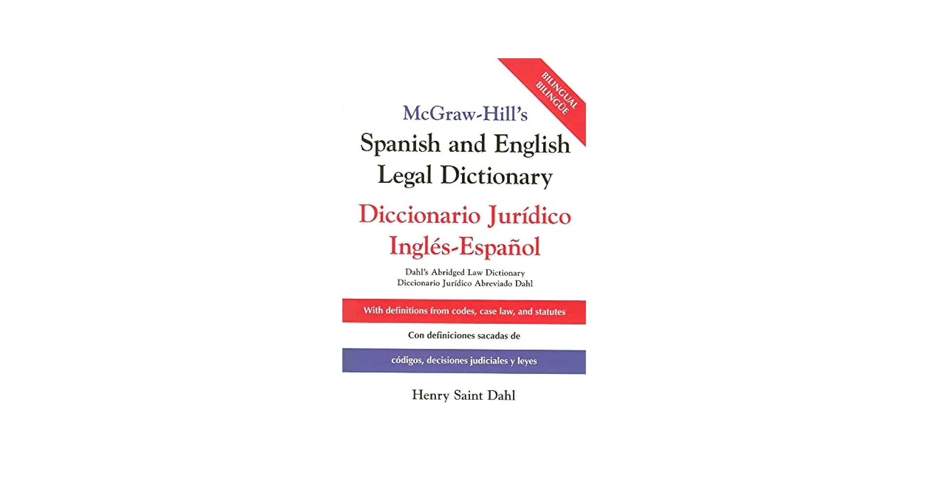 スペイン語法律用語辞典 Amazon.com: McGraw-Hill's Spanish and English Legal