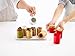Lekue Individual Cookie Shot Glass Shape Baking Mold, Set of 8, Red