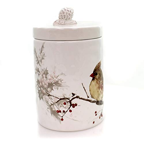 Burton & Burton Cookie Jar Cardinal Winter's Blessing