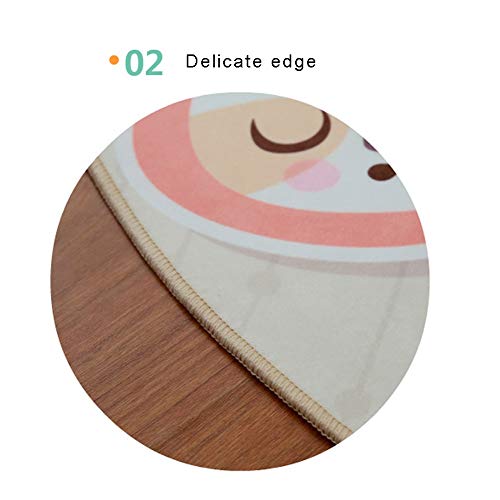 YUXO Vloerkleden Rugs Tapijten Rainbow Nursery Rugs Kid Mooie Cartoon Play Carpet Pattern Bird Kinderen Toy Deken van de baby kruipen mat for Bedroom Living Room Tapijt - Afbeelding 4