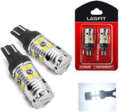 LASFIT 921 LED Bulb Reverse Lights 912 T15 Back Up Light CANBUS Error Free Reversing Bulb 904 916 6000K Xenon White 2022 New Upgrade Design(Pack of 2)
