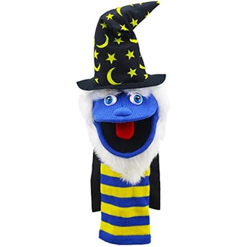 The Puppet Company - Wizard - Fun Knitted Character Sock Puppet - PC007021 Cover