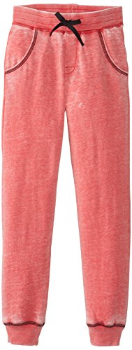 Derek Heart Big Girls' Burnout Jogger Pant with Contrast Stitching