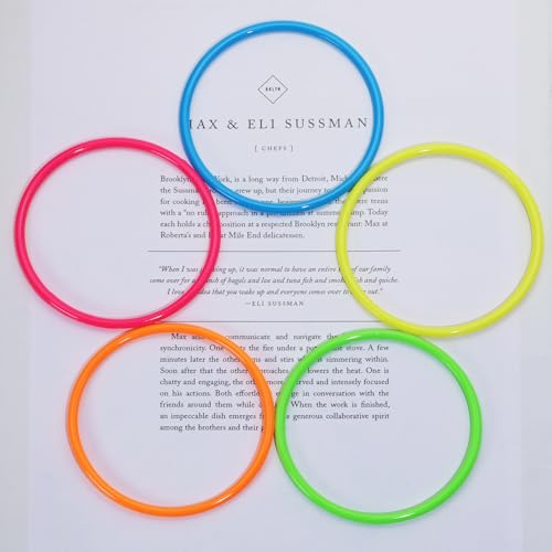 80s Plastic Bangle Bracelets 10Pcs Retro Candy Color 90s Style Rock Pop Star Disco Acrylic Wrist Rings for Women Men Party Favor4