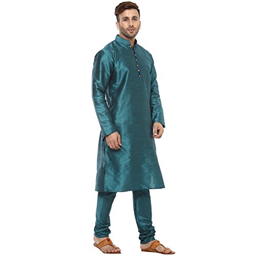 Image of Royal Kurta Men's Silk Blend Kurta Pyjama Set
