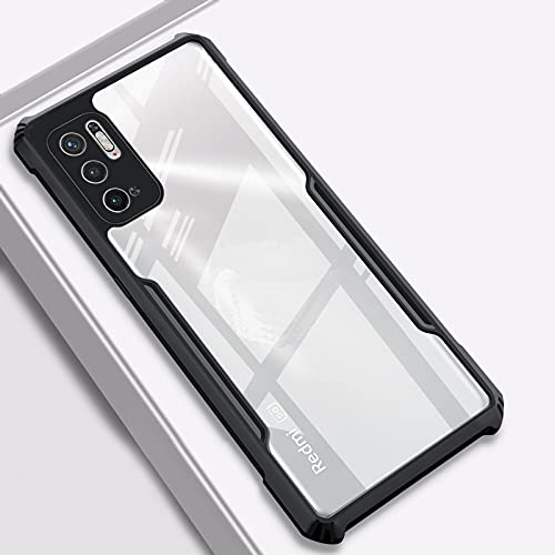 Image of Back Case Cover for Redmi Note 10T 5G / Poco M3 Pro 5G Back Cover Slim Crystal Clear Camera Protection Airbag Shockproof Anti-Slip Grip PC TPU Bumper Back Cover for Redmi Note 10T 5G