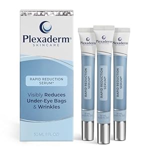 Plexaderm Rapid Reduction Eye Serum – Advanced Formula Visibly Reduces Under-Eye Bags, Wrinkles, Dark Circles, Fine Lines & Crow’s Feet Instantly 1 Oz