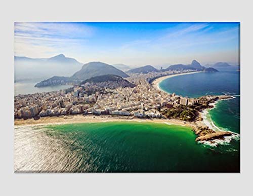Marchak Opacabana Beach Canvas Print, Copacabana Photo Rio De Janeiro Canvas Art Rio Skyline Rio Canvas Print Brazil Canvas Rio Photo Brazil Decor #TOP28