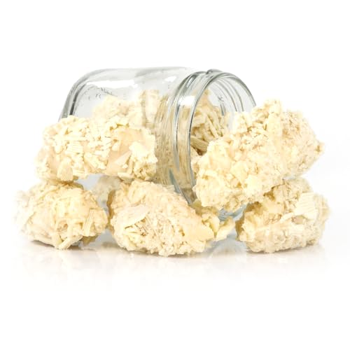 Trufas de Chocolate Belga Cubiertas con Escamas de Chocolate Blanco, 5 Trufas de Belorado Premium, Trufas Magicas con Rocas de Chocolate, Pack de Bombones para Regalar de Origen Belga de CHAMBALL