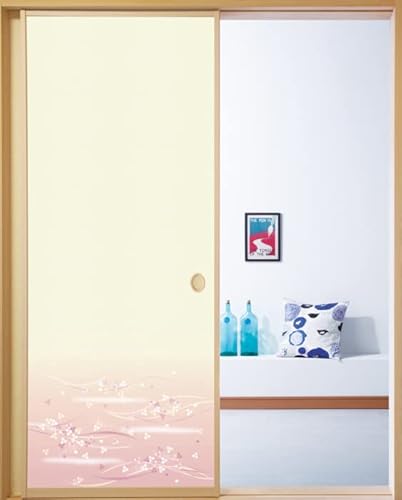 大滝 ふすま紙 糸入り 襖紙 寸法 巾98cm×丈203cm 2枚 糊 350g セット 張り替え 和モダン おしゃれ 洋風 (864)