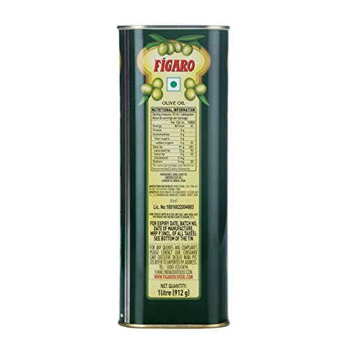 Image of Figaro Olive Oil - Pure Olive Oil 1 Lit Tin & Figaro Olive Oil- Pure Olive Oil 200ml Tin