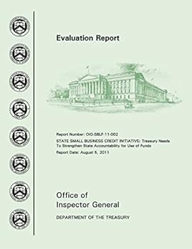 Paperback Evaluation Report: State Bussiness Credit Initiative Book