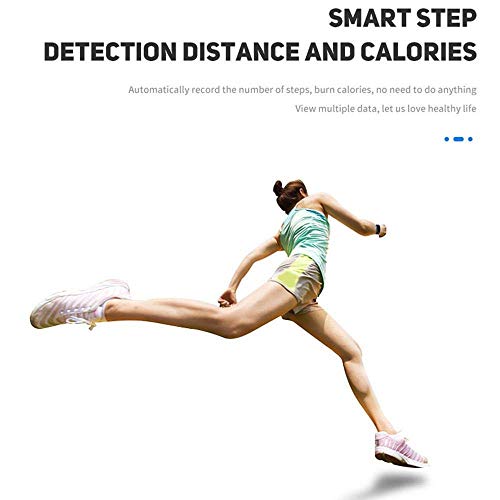 Image of Waylon Smart Band M4 - Fitness Band, 1.1-inch Color Display, USB Charging, Activity Tracker, Men's and Women's Health Tracking, Compatible All Androids iOS Phone (Dark Blue)