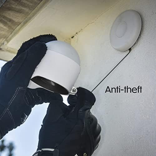 Wasserstein Anti-Theft Mount for Google Nest Cam Outdoor or Indoor, Battery - Made for Google Nest