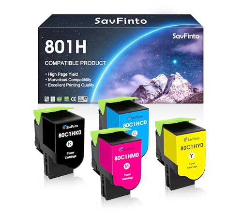 Toner 801H Lexmark CX410 CX510 résout les problèmes de textes pâles