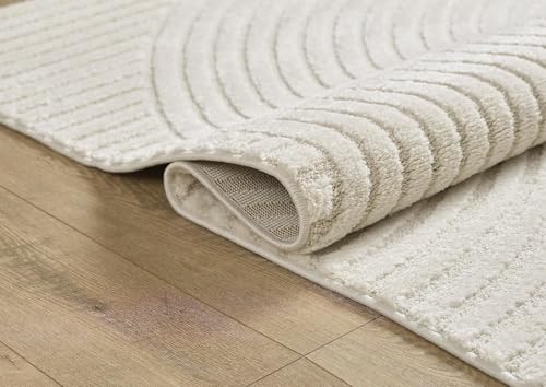 the carpet Everest - Moderner Kurzflor Teppich Hoch-Tief-Struktur, 3D-Effekt, weiche Oberfläche und hohe Flordichte… – Ansicht 5