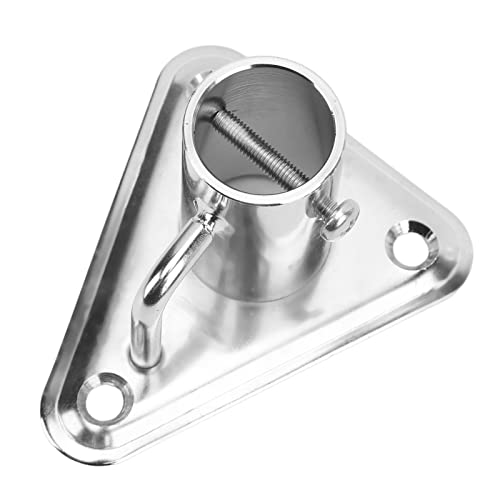 Base triangular de zócalo de poste de puntal de acero inoxidable para mástil de barco 4