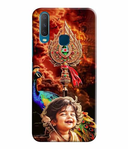 Image of Lord Murugan God Kartikeya Printed Hard Back Case Cover & Compatible for Vivo Y12 / Vivo Y15 / Vivo Y17 / Vivo U10 (Multicolor) - D1804
