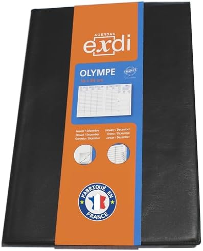 QUO VADIS - 623001Q - Agenda EXDI Semainier OLYMPE Spiralé - ML Alpha - Janvier à Décembre 2020