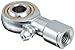 Sealmaster TFL 8N Rod End Bearing, Three Piece, Commercial, Regreasable, Female Shank, Left Hand Thread, 1/2"-20 Shank Thread Size, 1/2" Bore, ?6 degrees Misalignment Angle, 5/8" Length Through Bore, 1-5/16" Overall Head Width, 1.156" Thread Length, 7400.0lbf Static Load Capacity