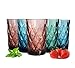Sendez 6 Bunte Trinkgläser 350ml Wassergläser Saftgläser Longdrinkgläser Cocktailgläser