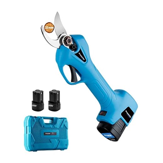 Electric Hand Pruner, 16.8V Cordless Pruning Shear Branch Cutter Brushless Motor 25mm (1Inch) Cutting Diameter Heavy Duty Tree Branch Pruner for Garden Fruit Tree