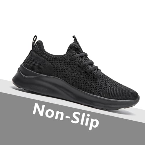 Image of DLWKIPV Running Shoes for Men Slip on Tennis Walking Sneakers Lightweight Non Slip Workout Gym Sports Volleyball Shoes Outdoor Athletic Casual Fashion Breathable Trainers