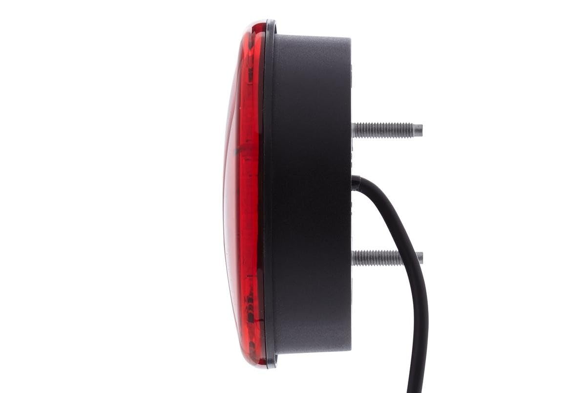 HELLA 2SB 344 200-331 Piloto posterior - LED - 24V - Montaje/atornillado - Color de tulipa: rojo - Cable: 500mm - Conector: extremos de cable abiertos - derecha/izquierda - Cant.: 1