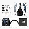 SKYSPER Sling Bag Anti-Theft Crossbody Bag RFID Travel Cross Body Shoulder Sling Backpack(Darkblue) #4