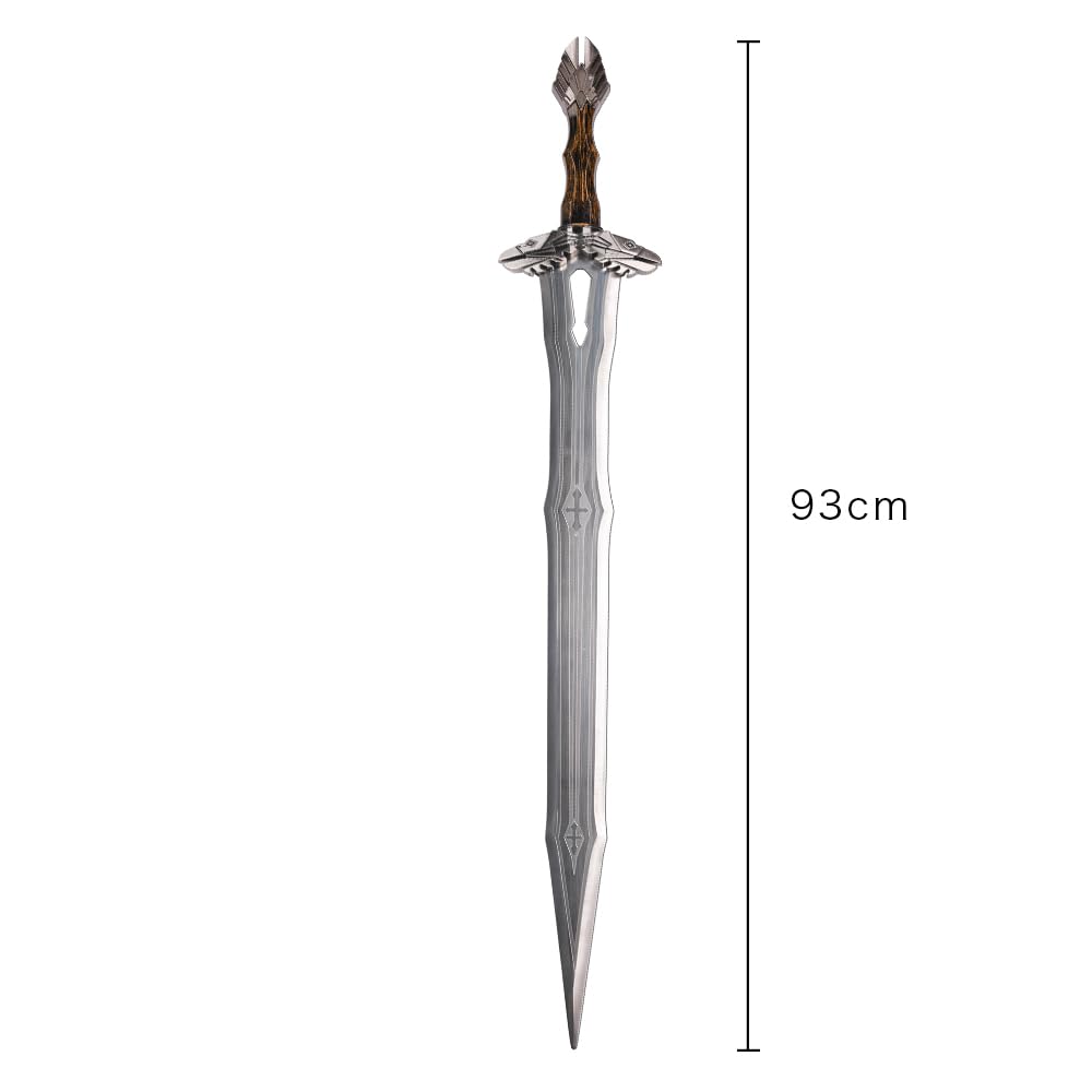 Schwert Echt Metall inspiriert von LOTR The Rings of Power Sting Legolas Oakenshield Orcrist Thorin Glamdring Herugrim Boromir Angmar Ringwraith Gimli (Thorin Oakenshield Regal Sword JT6055)