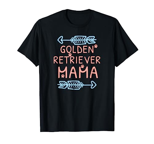 Golden Retriever Mama - Un diseño para los amantes de los perros Camiseta