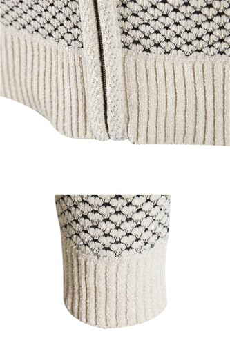 Hamthuit Men Cardigan Sweater Thick Warm Hooded Casual Sweatercoat Mens Solid Zipper Knitted Cardigan Sweaters4