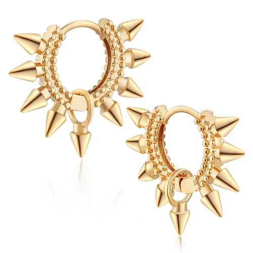 Jenosy Pendientes de Oro Mujer Pendientes de Lazo Mujer Delicados Pendientes de Lazo Aros Niñas Modernos Ligeros Cartílago Huggie Hipoalergénicos Pendientes Chapados en Oro 18K Bisutería para Mujeres