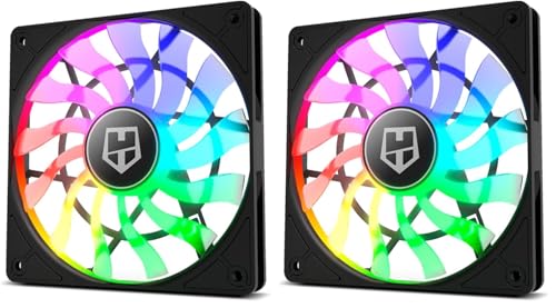 Ventilador para caja PC 120 mm ARctor silencioso Hummer Slim Fan color negro Nox