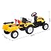 Tractor Pedal con Remolque para Niños 3-6 Años Juguete de Montar Coche...
