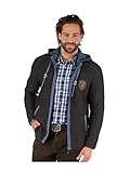 Strickjacke Spieth & Wensky Herren Strickjacke Dakar anthrazit XXL