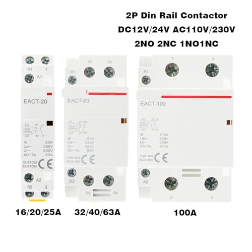 Commutateur modulaire 1NO1NC à double contact pour une commutation précise