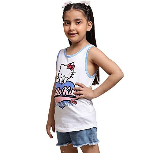 Image of Kidsville Girl's Cartoon Regular Fit Tshirt